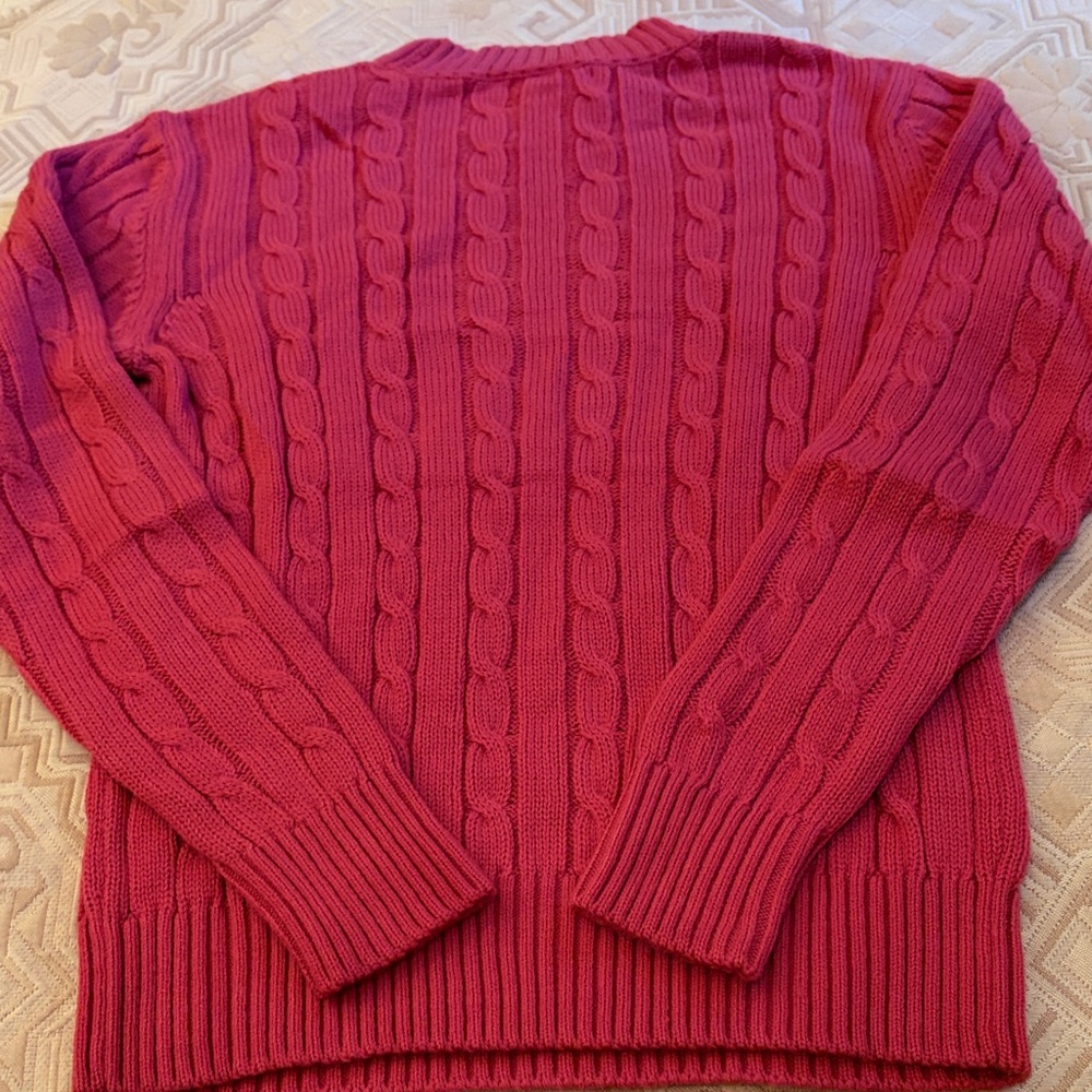 Simply Southern Salmon Emma Cable Knit Sweater/NWT/XS - Picture 12 of 12